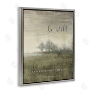 John Spaeth | Be Still over Rustic Landscape