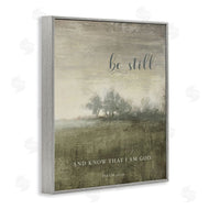 John Spaeth | Be Still over Rustic Landscape