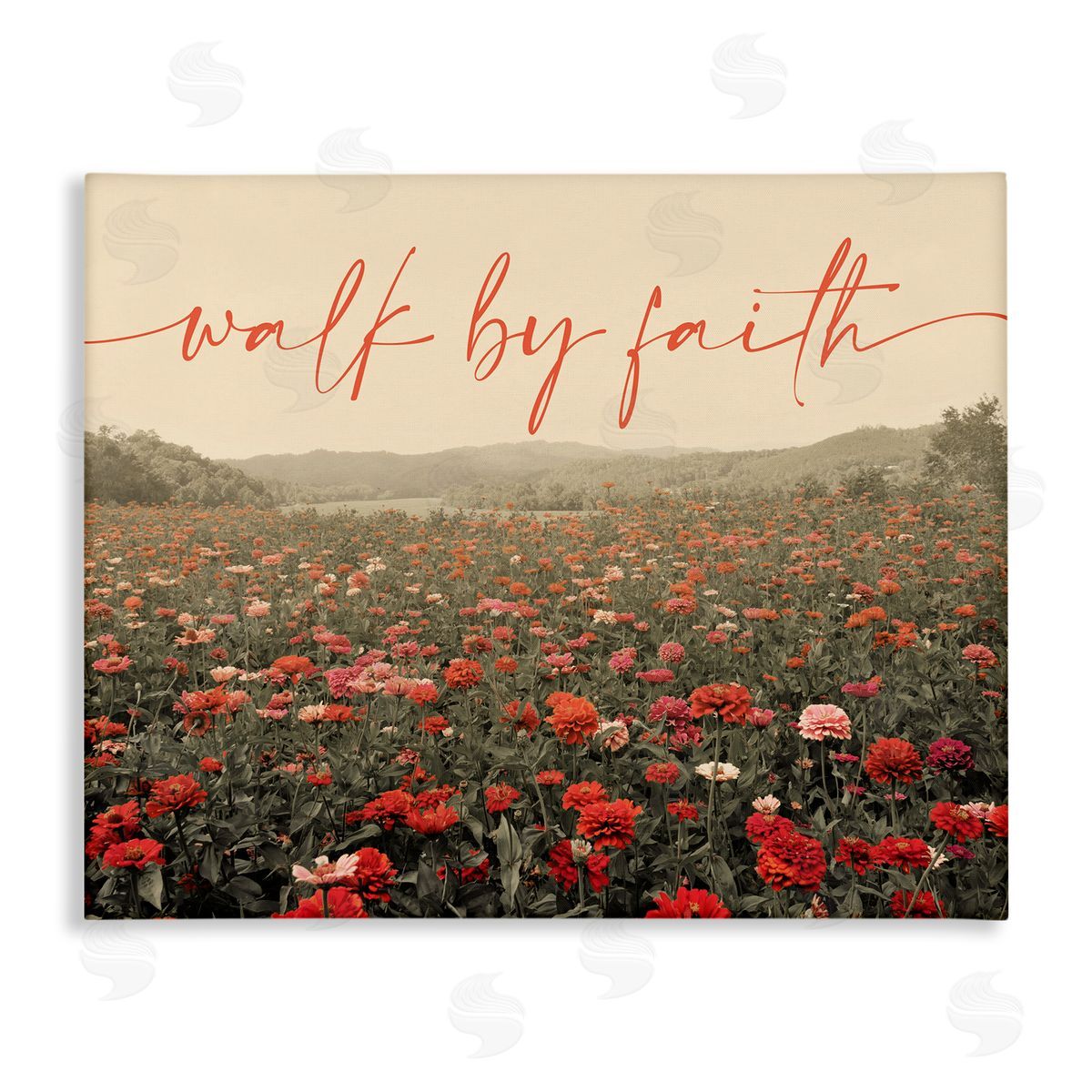 Walk By Faith Garden Canvas Wall Art, Home Decor by Gail Peck