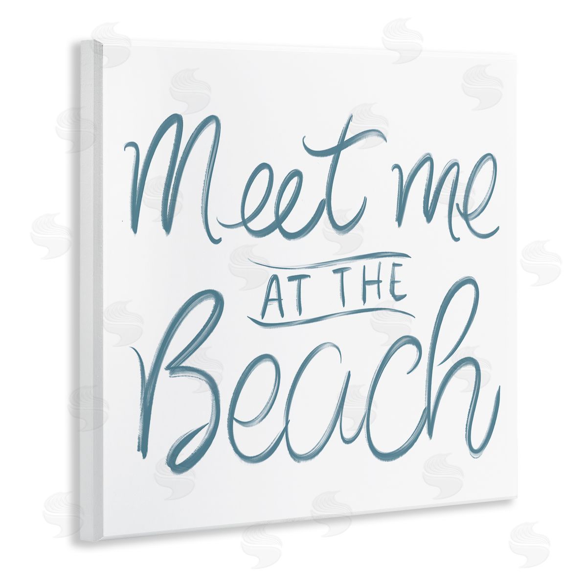 Minimal Meet At Beach Wood Plaque Wall Art, Home Decor by SunDance Group