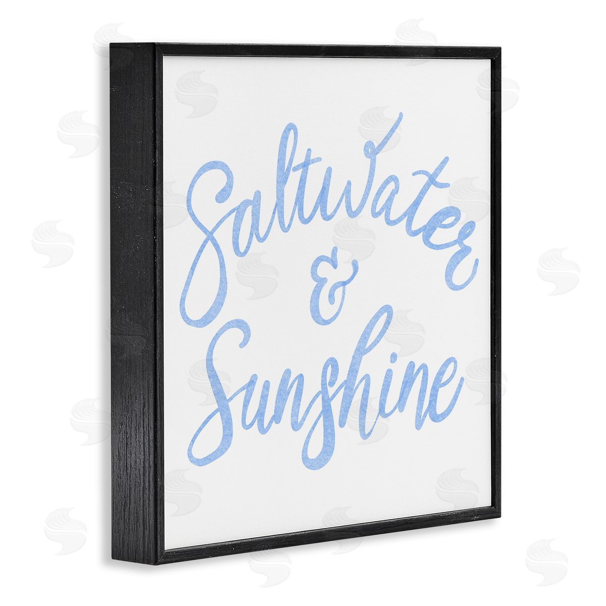 Minimal Saltwater & Sunshine Black Frame Print Wall Art, Home Decor by SunDance Group