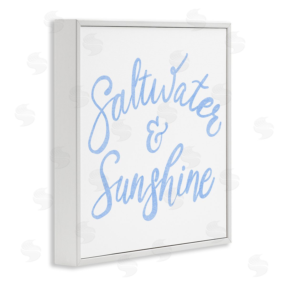 Minimal Saltwater & Sunshine White Frame Print Wall Art, Home Decor by SunDance Group