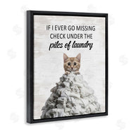 Lettered and Lined | Piles Of Laundry Cat