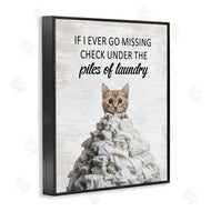 Lettered and Lined | Piles Of Laundry Cat