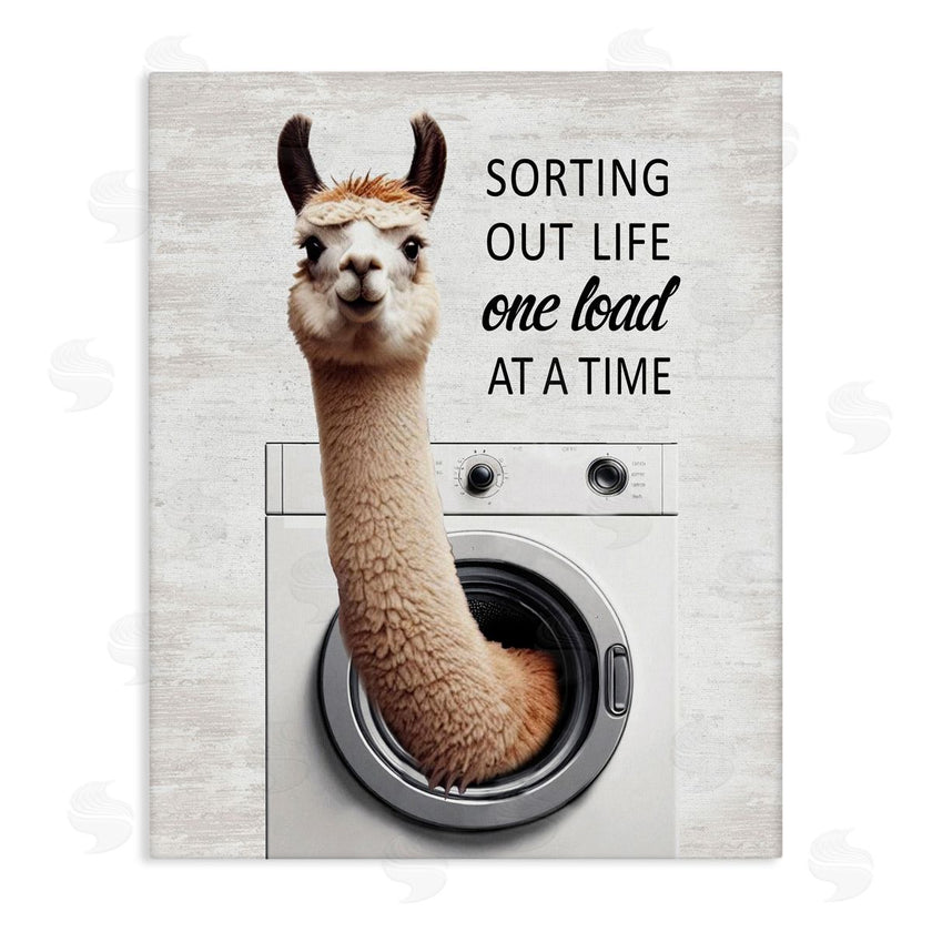 Lettered and Lined | One Load At A Time Llama