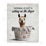 Lettered and Lined | Funny Normal Dryer Quote