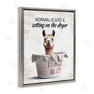 Lettered and Lined | Funny Normal Dryer Quote