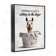 Lettered and Lined | Funny Normal Dryer Quote