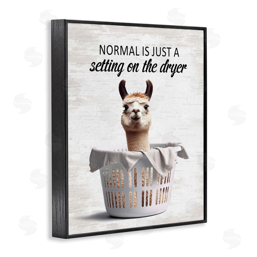 Lettered and Lined | Funny Normal Dryer Quote
