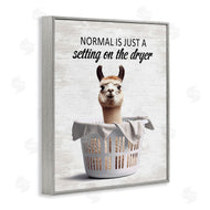 Lettered and Lined | Funny Normal Dryer Quote
