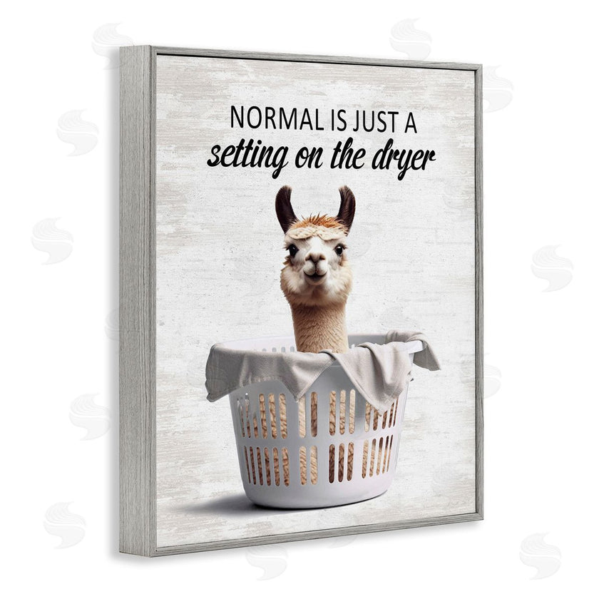 Lettered and Lined | Funny Normal Dryer Quote