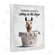 Lettered and Lined | Funny Normal Dryer Quote