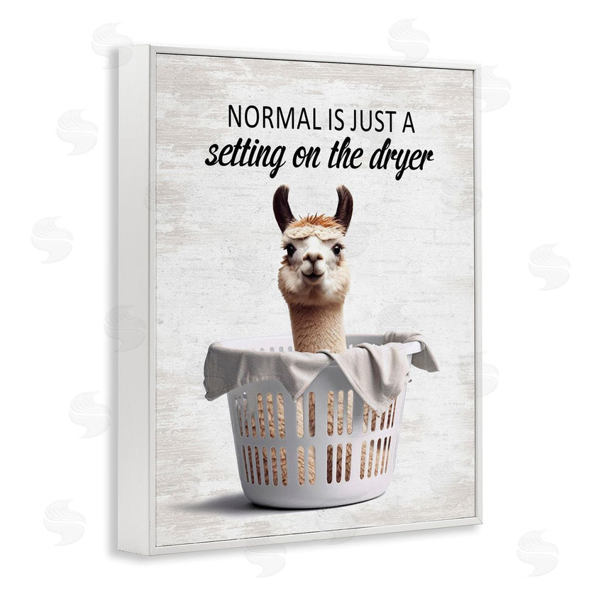 Lettered and Lined | Funny Normal Dryer Quote