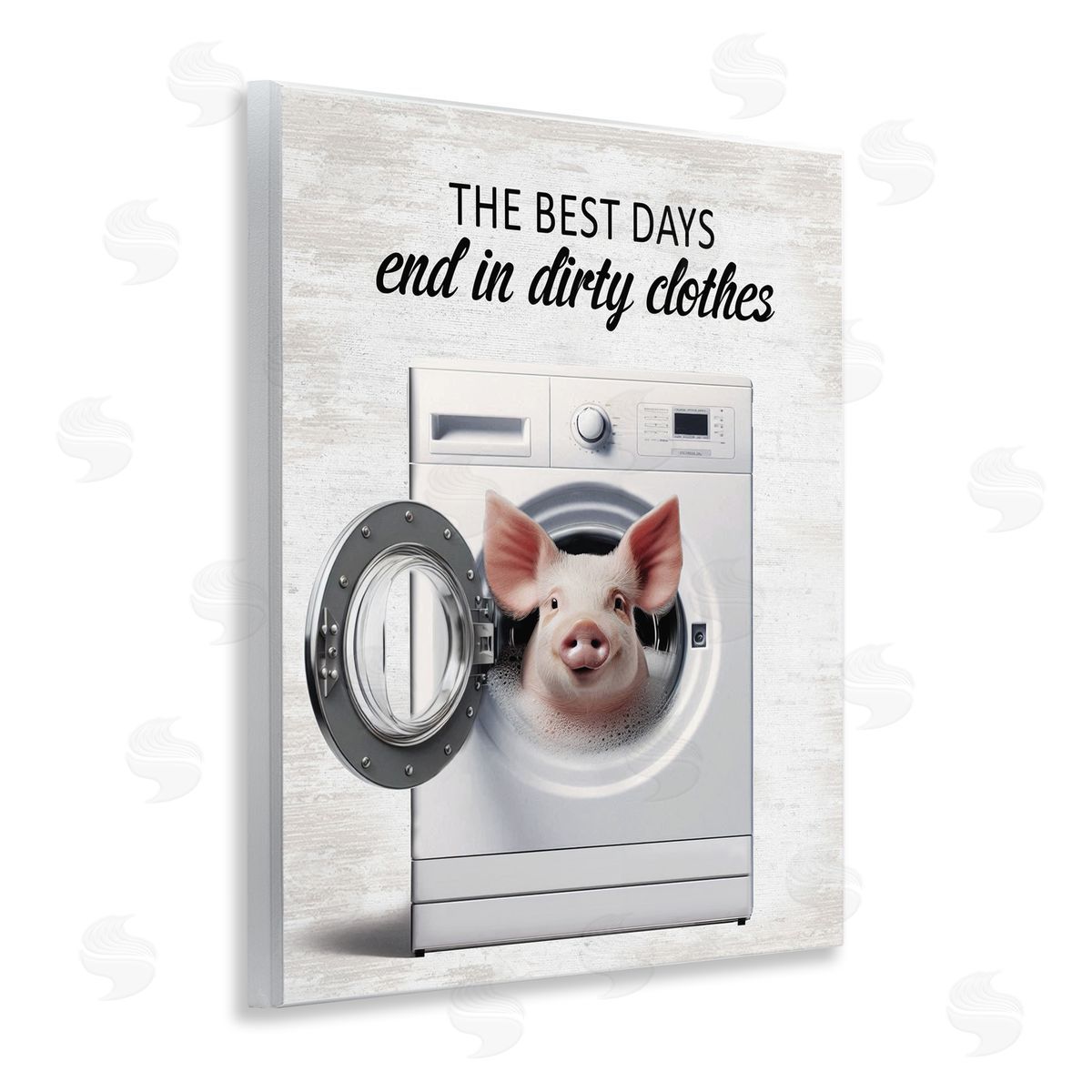 Best Days & Dirty Clothes Wood Plaque Wall Art, Home Decor by Lettered and Lined