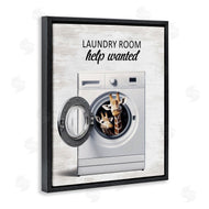 Lettered and Lined | Laundry Room Help Wanted