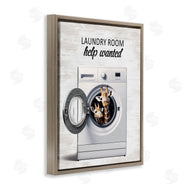 Lettered and Lined | Laundry Room Help Wanted