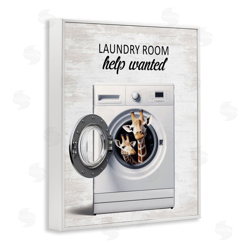 Lettered and Lined | Laundry Room Help Wanted