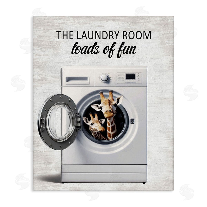Lettered and Lined | Giraffes & Laundry Load