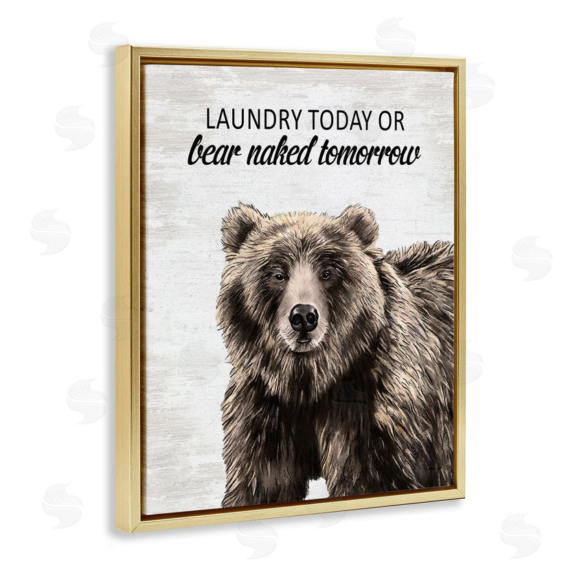 Lettered and Lined | Bear Naked Tomorrow Funny Laundry