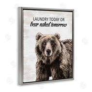Lettered and Lined | Bear Naked Tomorrow Funny Laundry