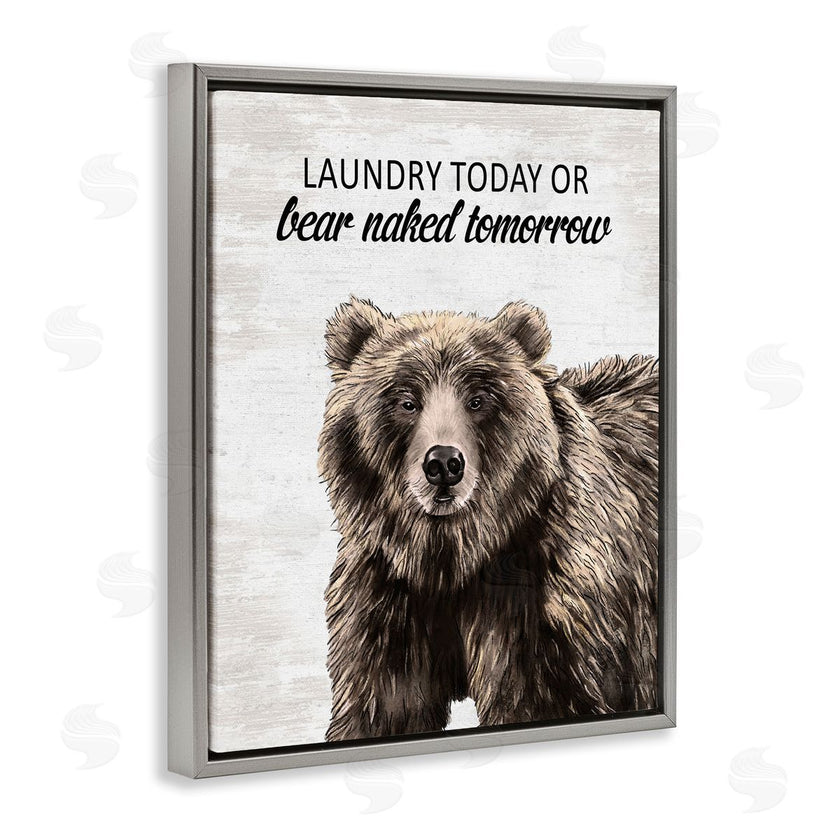 Lettered and Lined | Bear Naked Tomorrow Funny Laundry