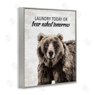 Lettered and Lined | Bear Naked Tomorrow Funny Laundry