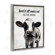 Lettered and Lined | Farm Animal Laundry Pun