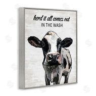 Lettered and Lined | Farm Animal Laundry Pun