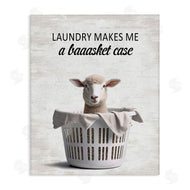 Lettered and Lined | Funny Lamb Laundry Basket