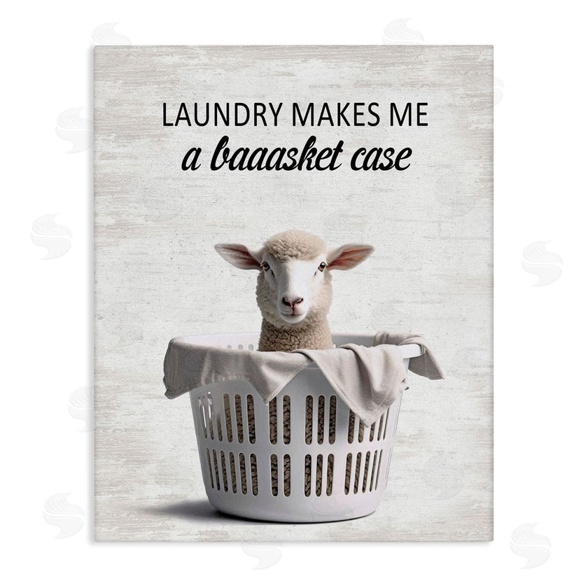 Lettered and Lined | Funny Lamb Laundry Basket