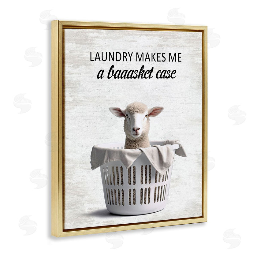 Lettered and Lined | Funny Lamb Laundry Basket