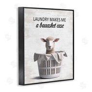Lettered and Lined | Funny Lamb Laundry Basket