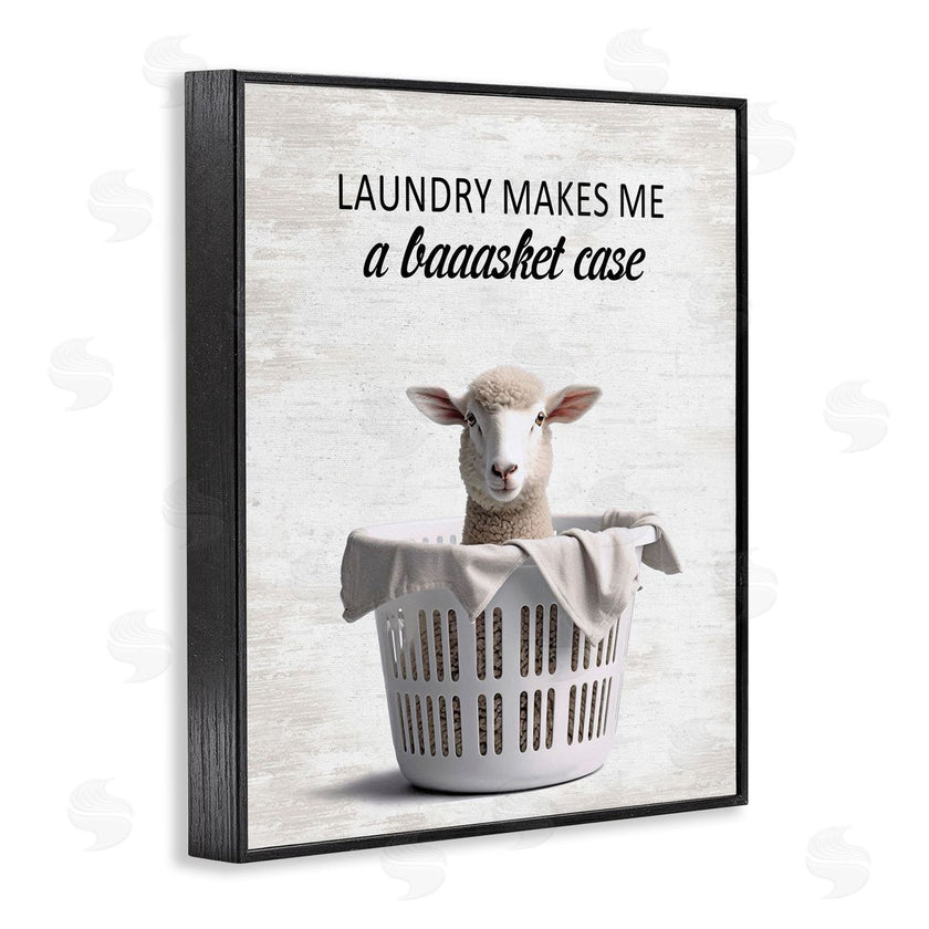 Lettered and Lined | Funny Lamb Laundry Basket