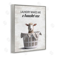 Lettered and Lined | Funny Lamb Laundry Basket