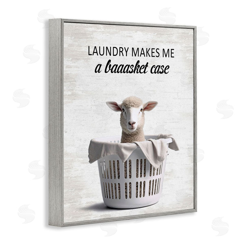 Lettered and Lined | Funny Lamb Laundry Basket