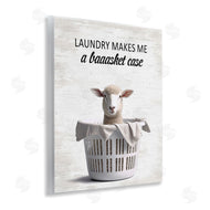Lettered and Lined | Funny Lamb Laundry Basket
