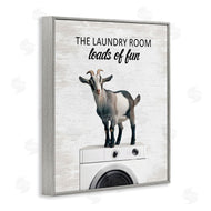 Lettered and Lined | Loads of Fun Laundry Goat