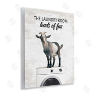 Lettered and Lined | Loads of Fun Laundry Goat