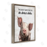 Lettered and Lined | Best Days & Dirtiest Clothes Pig