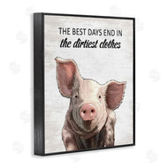 Lettered and Lined | Best Days & Dirtiest Clothes Pig