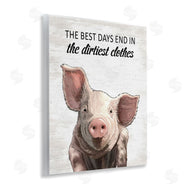 Lettered and Lined | Best Days & Dirtiest Clothes Pig