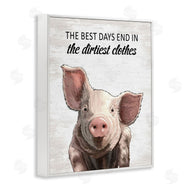 Lettered and Lined | Best Days & Dirtiest Clothes Pig