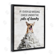 Lettered and Lined | Piles Of Laundry Dog
