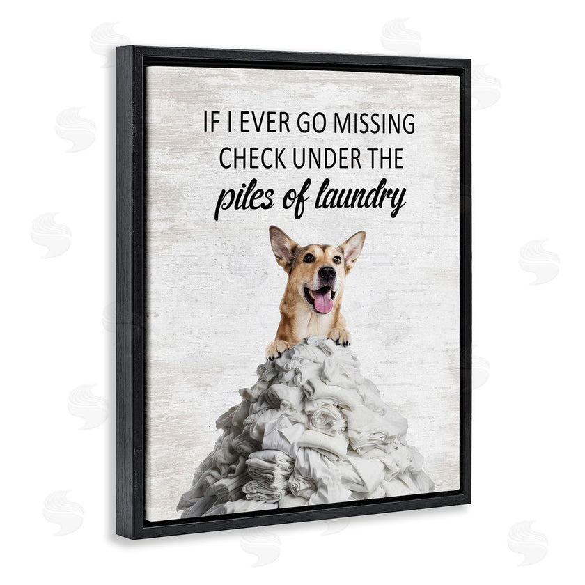 Lettered and Lined | Piles Of Laundry Dog