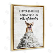 Lettered and Lined | Piles Of Laundry Dog