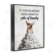 Lettered and Lined | Piles Of Laundry Dog