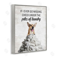 Lettered and Lined | Piles Of Laundry Dog