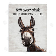 Lettered and Lined | Sweet Cheeks Laundry Donkey