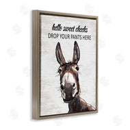 Lettered and Lined | Sweet Cheeks Laundry Donkey