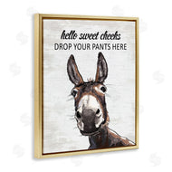 Lettered and Lined | Sweet Cheeks Laundry Donkey
